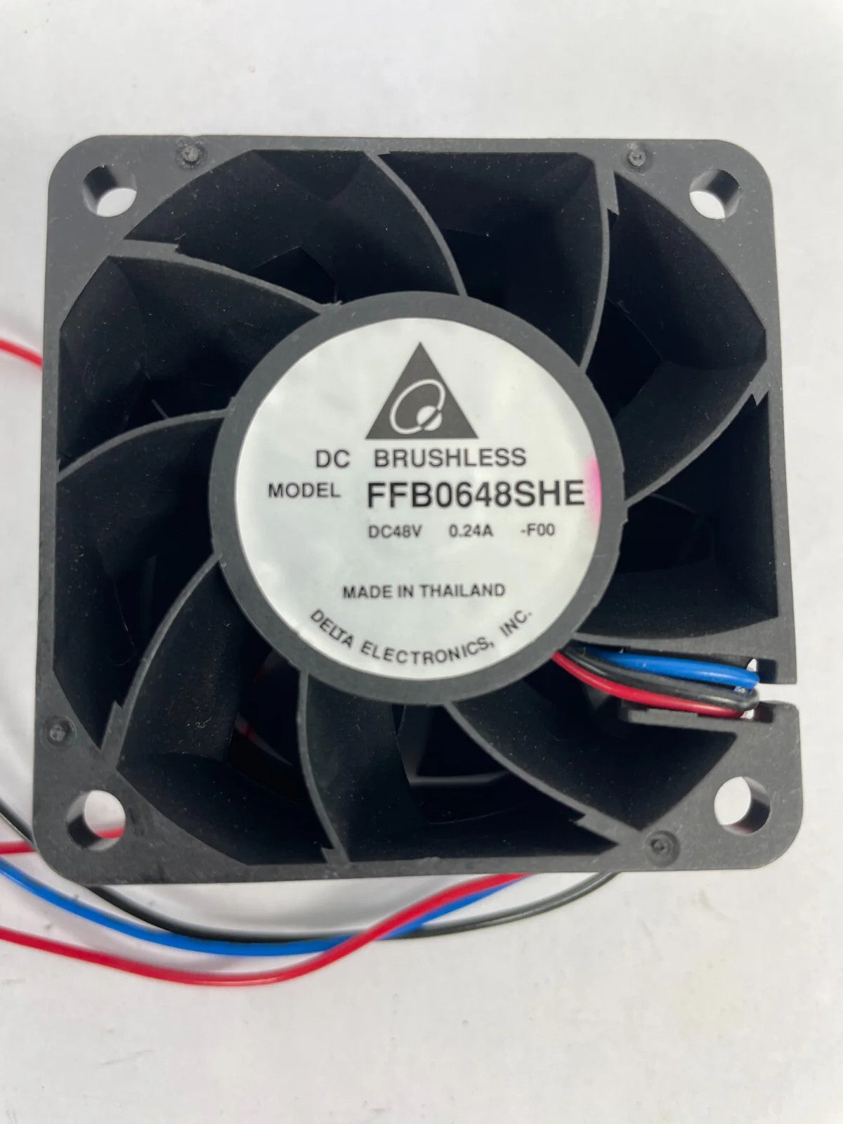 DC Brushless FFB0648SHE Delta Electronics DC12V 2 - Wire CPU Cooling Fan