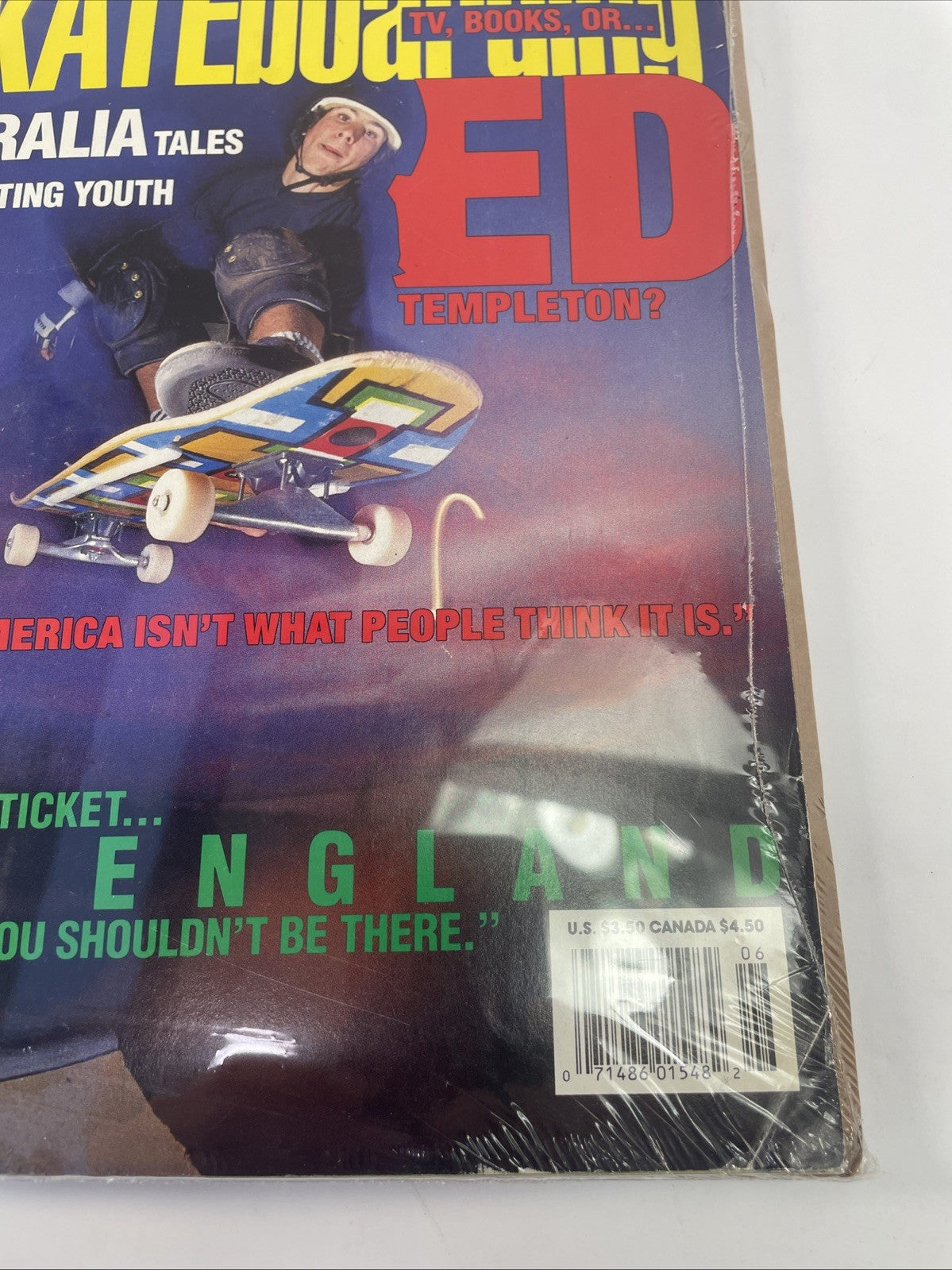 TRANSWORLD SKATEBOARDING MAGAZINE June 1991 Jordan Richter Ed Templeton ?