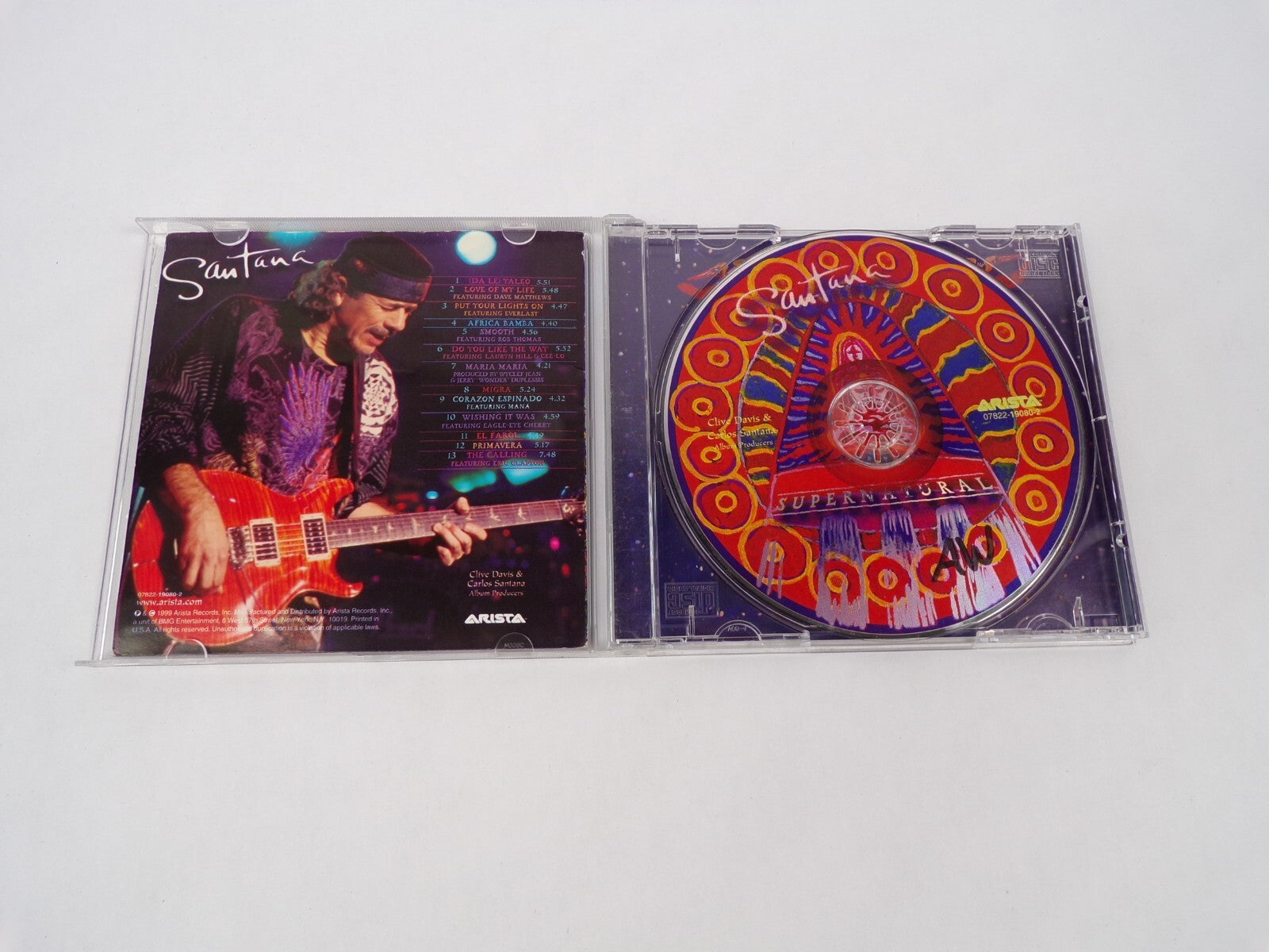 Santana Africa Bamba Maria Maria Migra El Farol Primavera The Calling CD#63