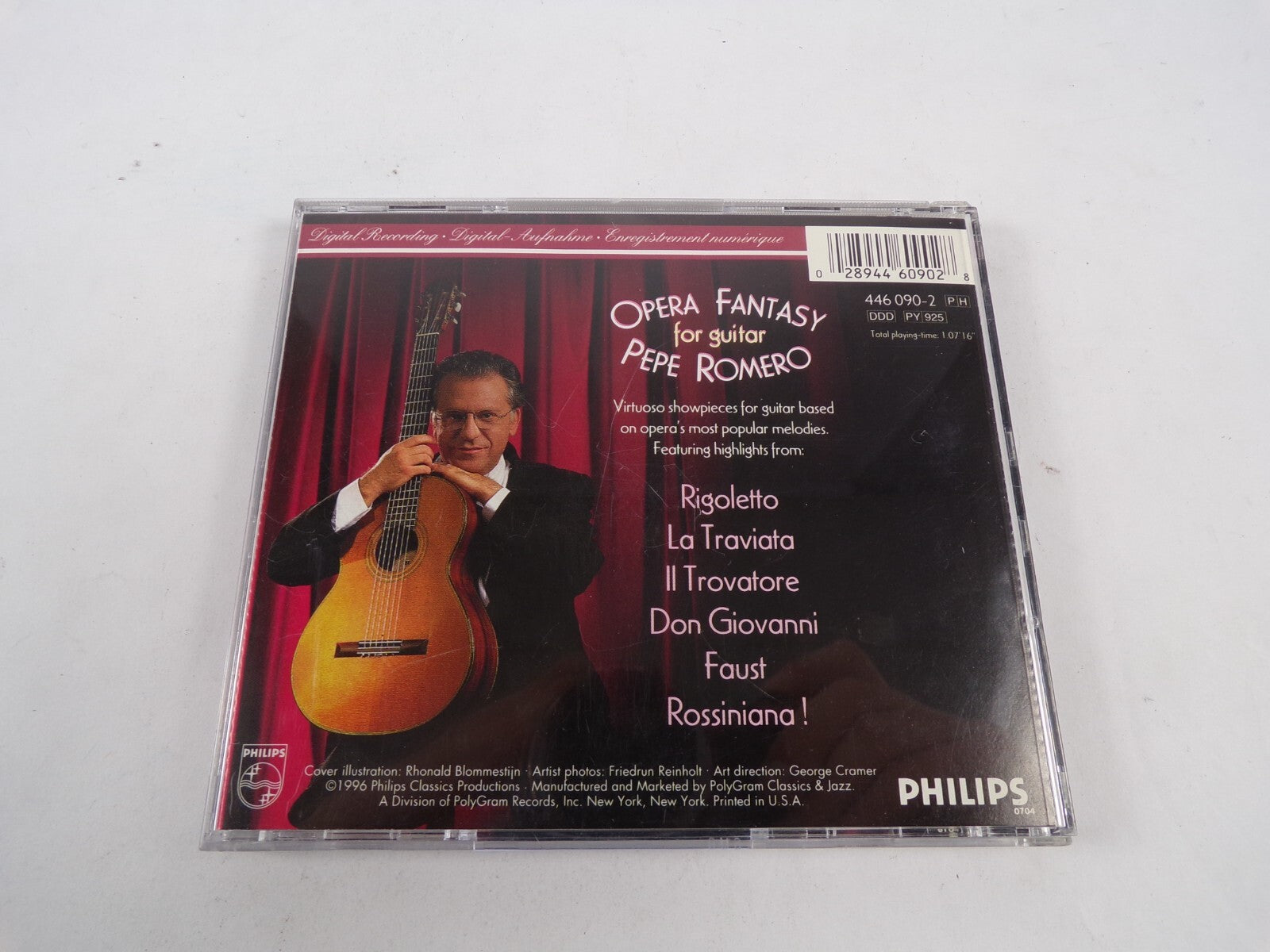 Opera Fantasy For Guitar Pepe Romero CD#43