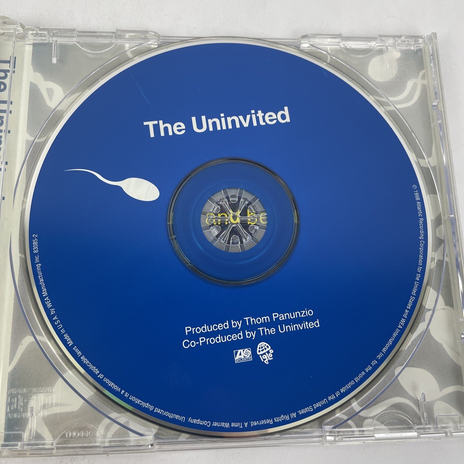 THE UNINVITED - SELF TITLED Digital Audio CD 1998  ATLANTIC RECORDS  - UVW