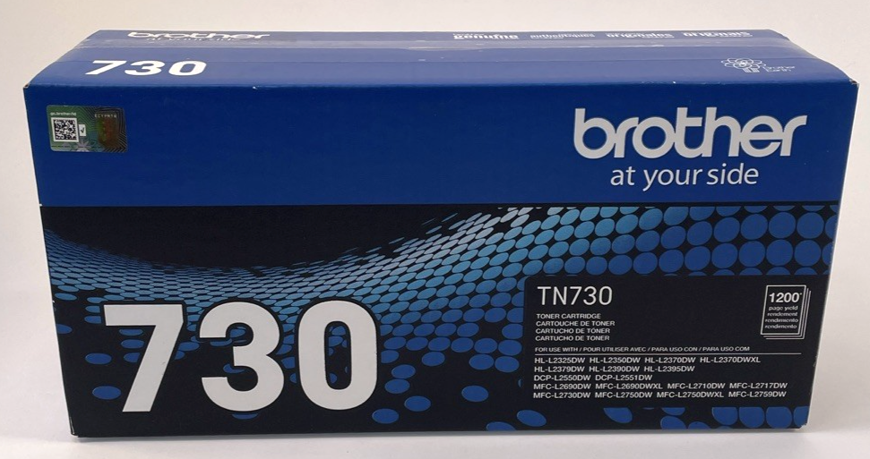 Brother TN-730 Toner Print Cartridge Laser Jet TN730 NEW SEALED