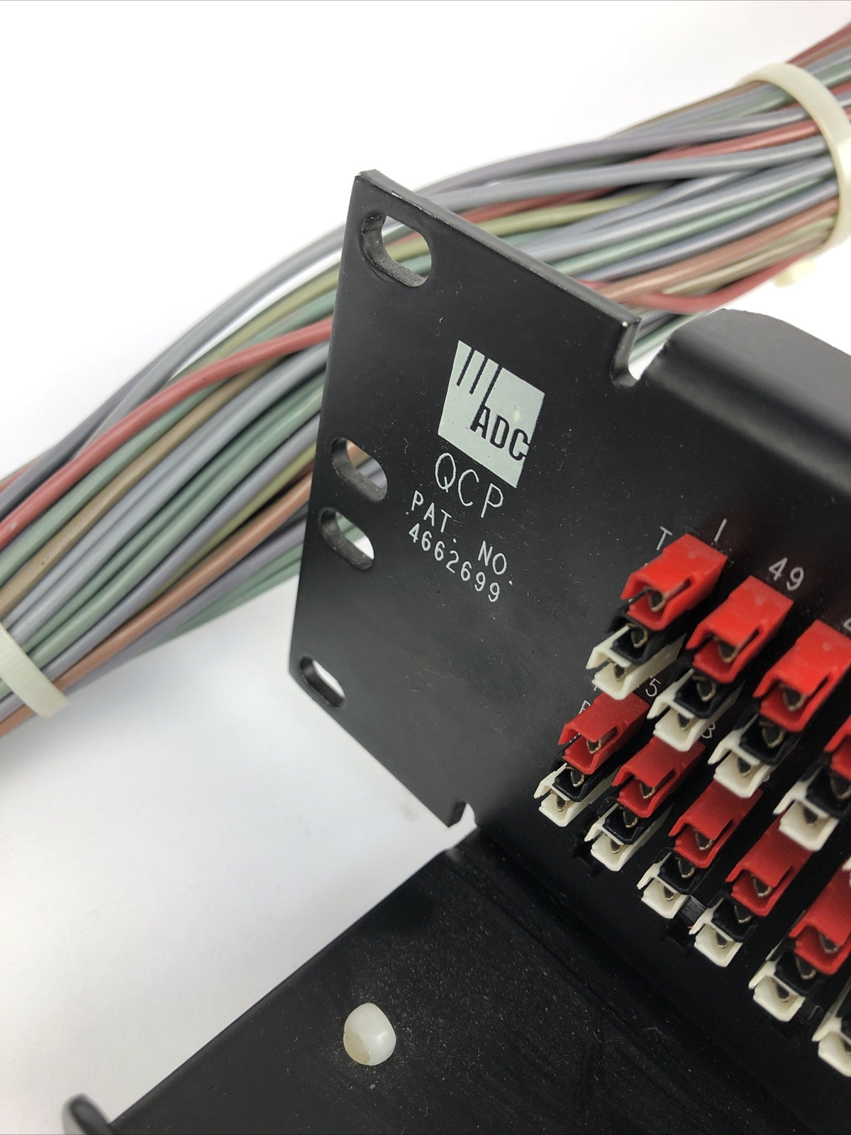 ADC 96 Bantam TT patchbay connected  to ADC UP-96NMKII  PPC RACKMOUNT PATCHBAY 4