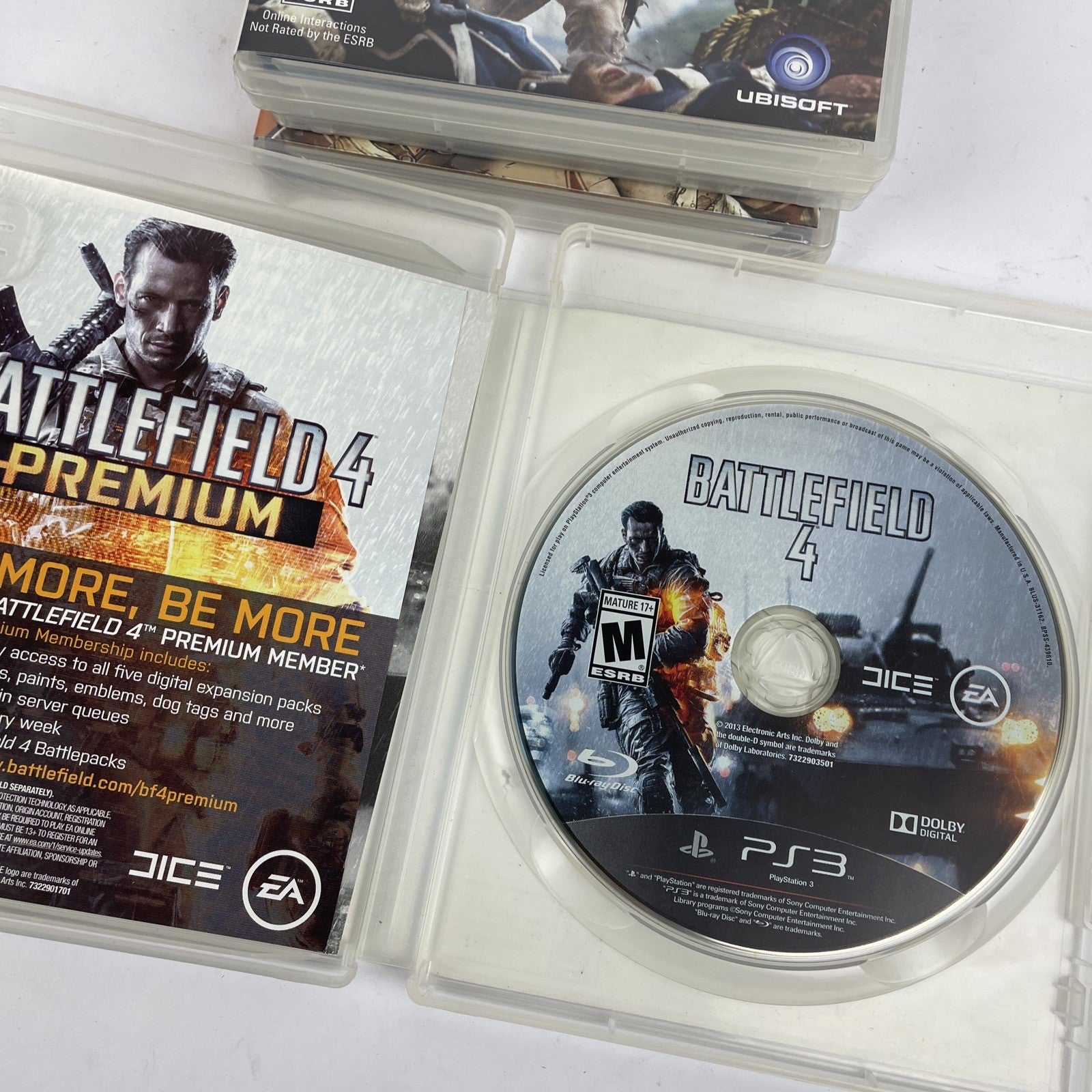 4 x PlayStation 3 PS3 Assassins Creed 4 Black Flag BORDERLANDS2 BATTLEFIELD4 MOH