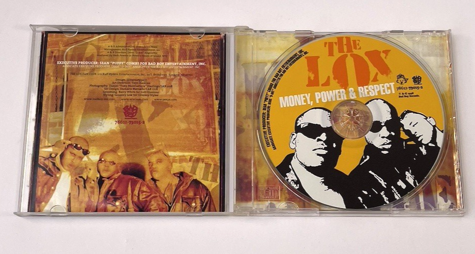 THE LOX MONEY, POWER & RESPECT CD RAP HIP-HOP MUSIC ALBUM 1998 ARISTA RECORDS 45