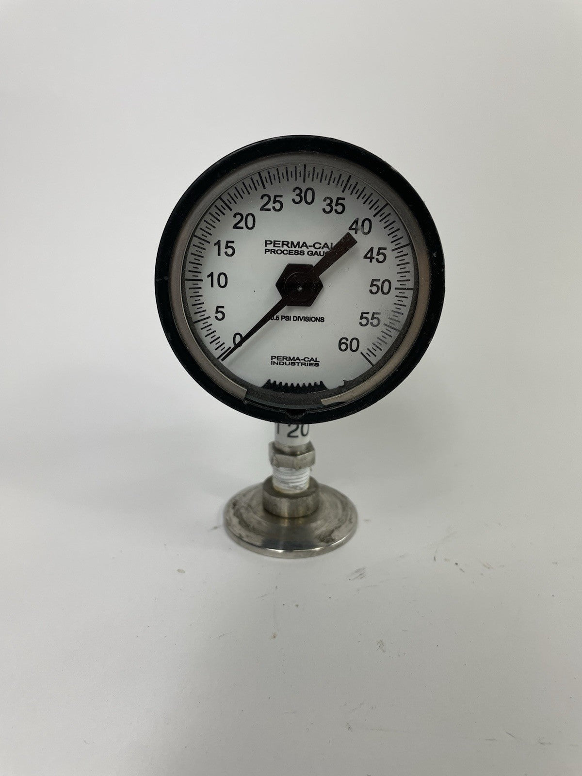 PERMA-CAL INDUSTRIES 0-60 PSI PRESSURE GAUGE 3"  123NID03A21
