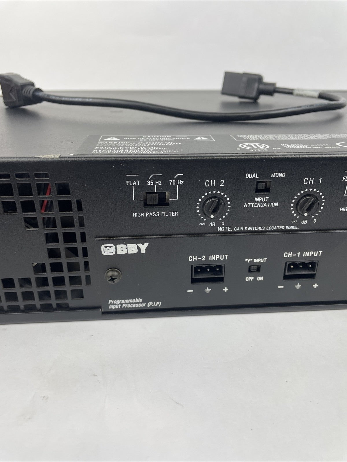Crown Audio CTs 1200 Two-Channel Power Amplifier 120V-1000W 60HZ