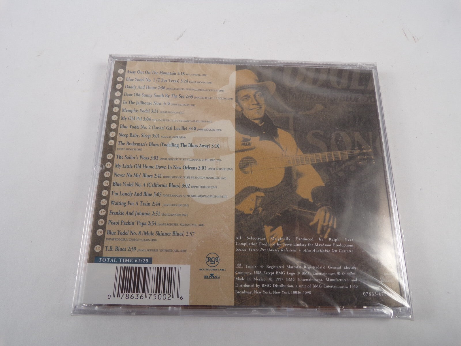 The Essential Jimmie Rodgers Away Out On Mountain Blue Yodel No. 1  CD#62