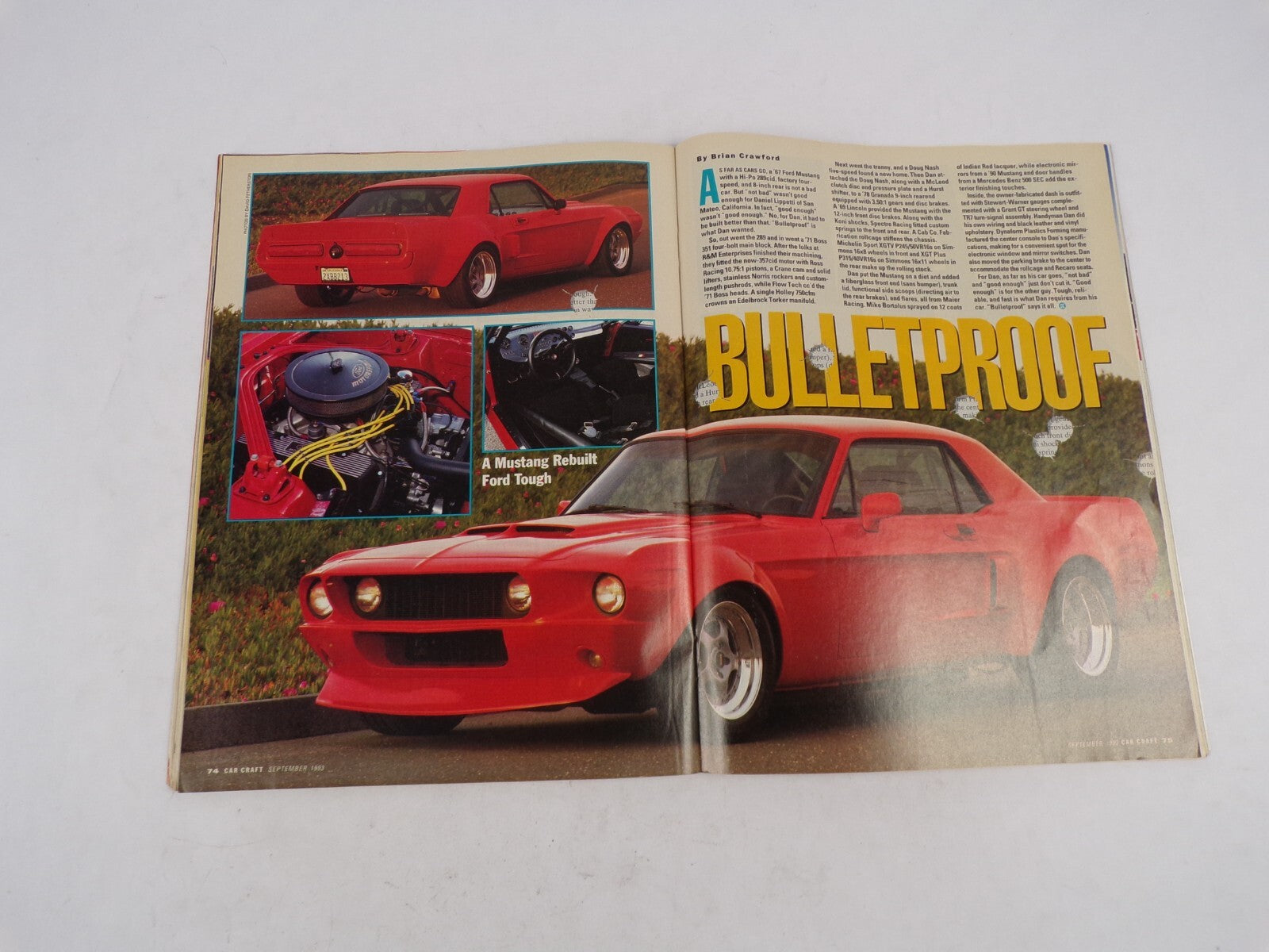 September 1993 Car Craft Easy Budget Tech! Free Power Tips! Simple Engine Detail