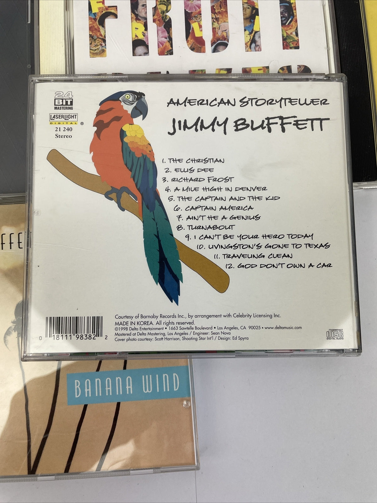 Jimmy Buffett CD Lot of 5: A SAILOR FRUIT CAKES Banana Wind American Storyteller