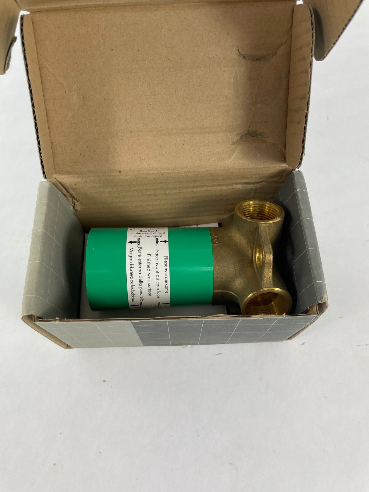 Hansgrohe Quattro Green 3-way solid brass diverter valve