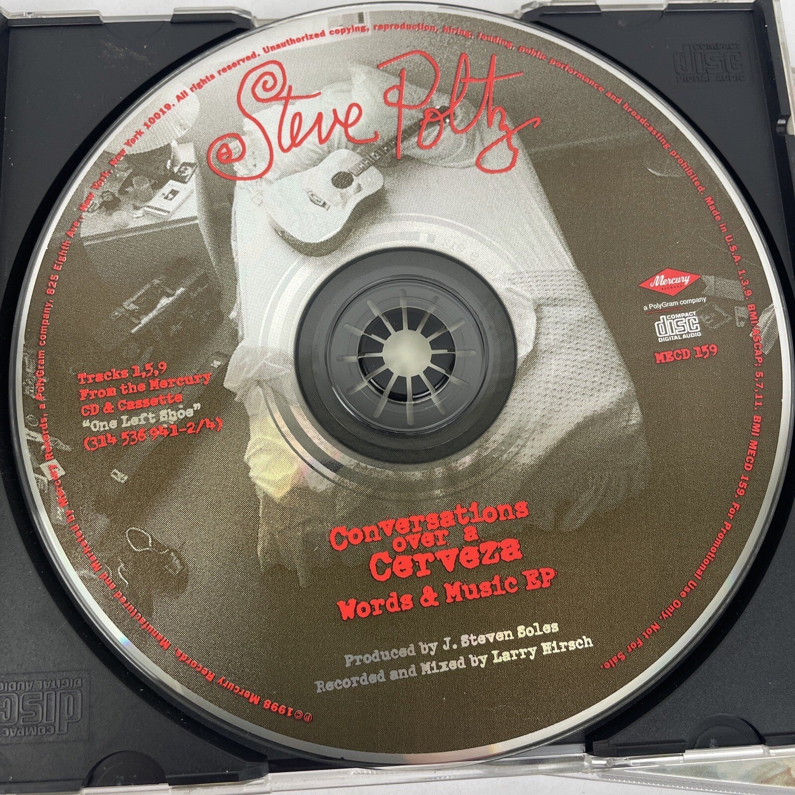 2 x Steve Poltz - Digital audio CD Lot - One Left Show 1998 - Beer Conversations