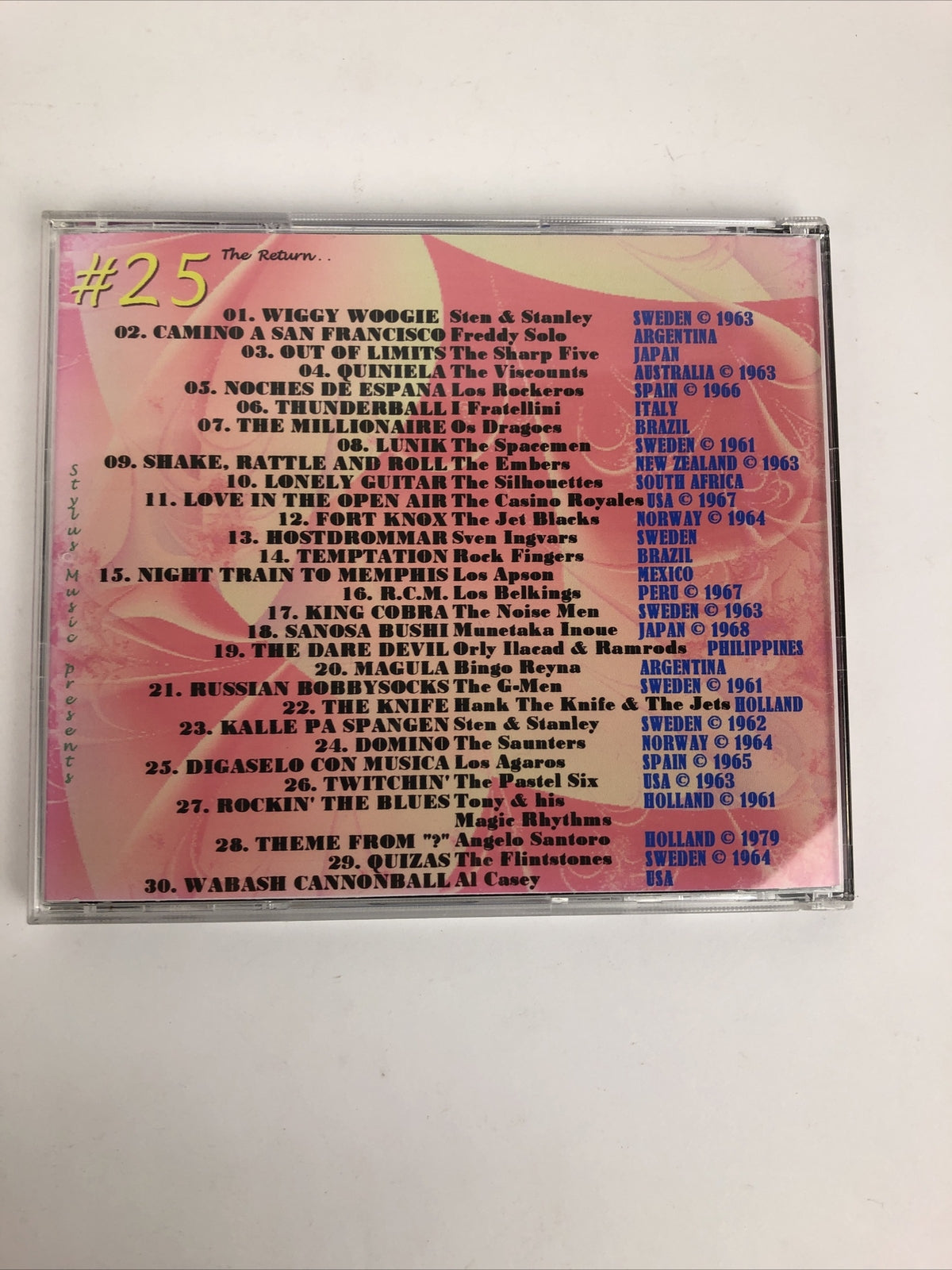 1960's Long Forgotten Rock Guitar Instrumentals from Around the World ( CD ) #11