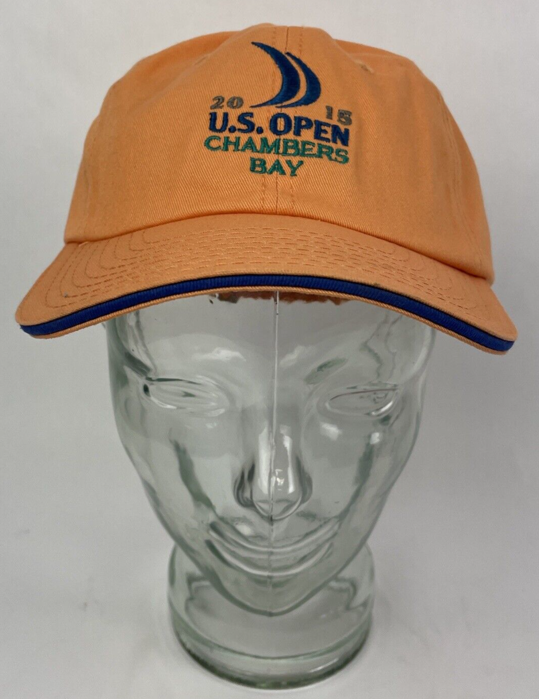 2 x Open Golf Hat 2018 Shinnecock Hills 2015 Chambers Bay USGA Member Adj Strap