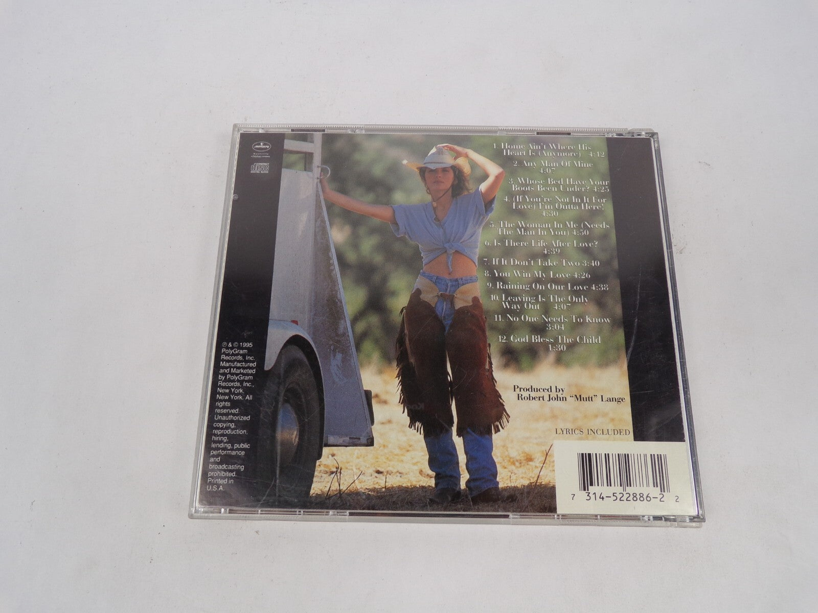 Shania Twain The Woman In Me If It Dont Take Two You Win MyLove God Bless CD#63