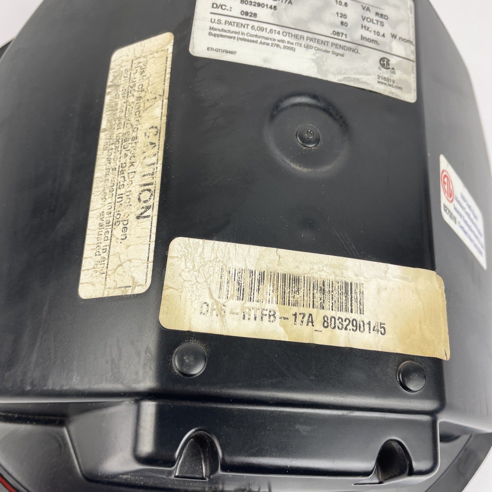 12" GE General Electric RED LED Traffic Light Signal Lens 120V DR6-RTFB-17A