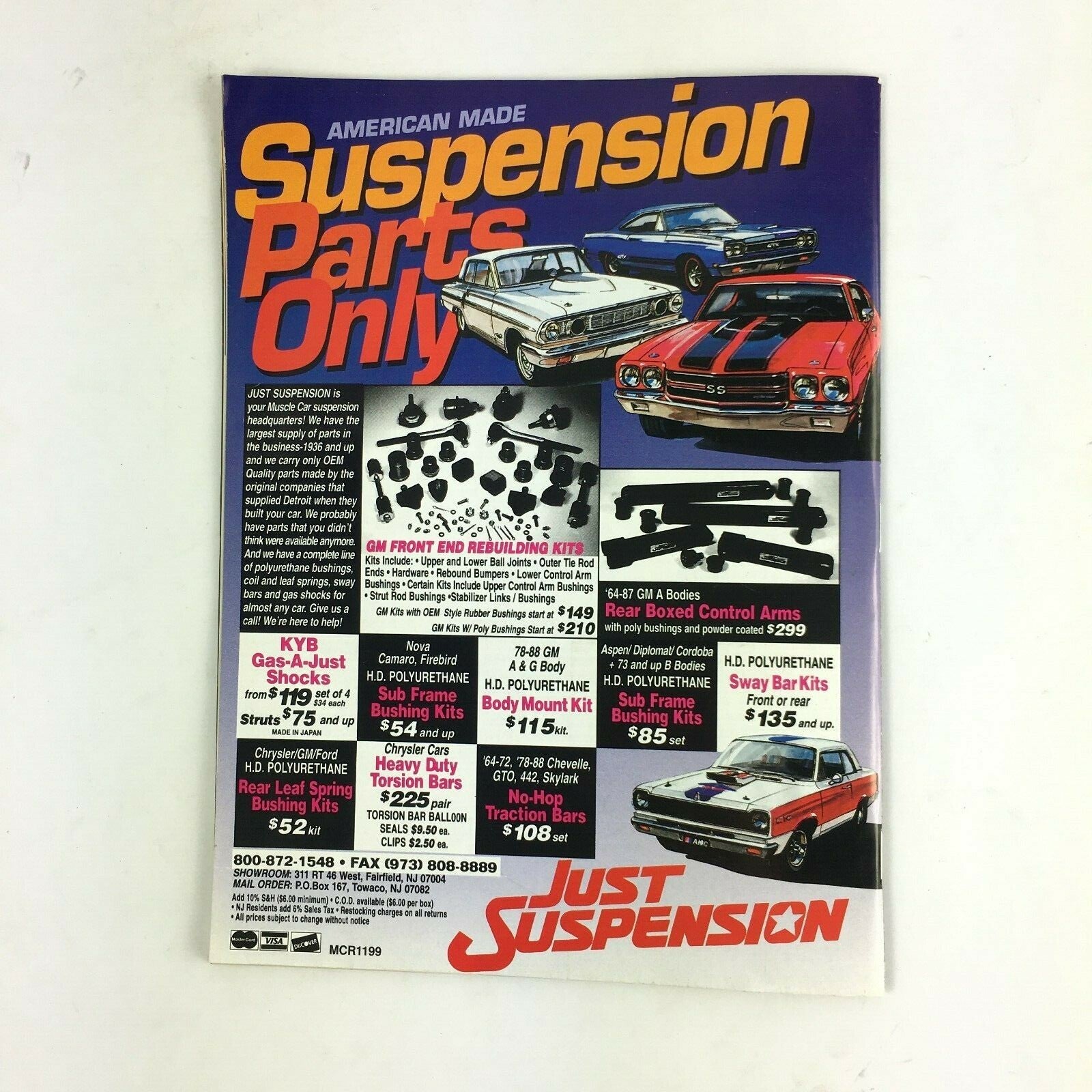 November 1999 Muscle Car Magazine 5 Red Hot Deals How The AMX Saved AMC