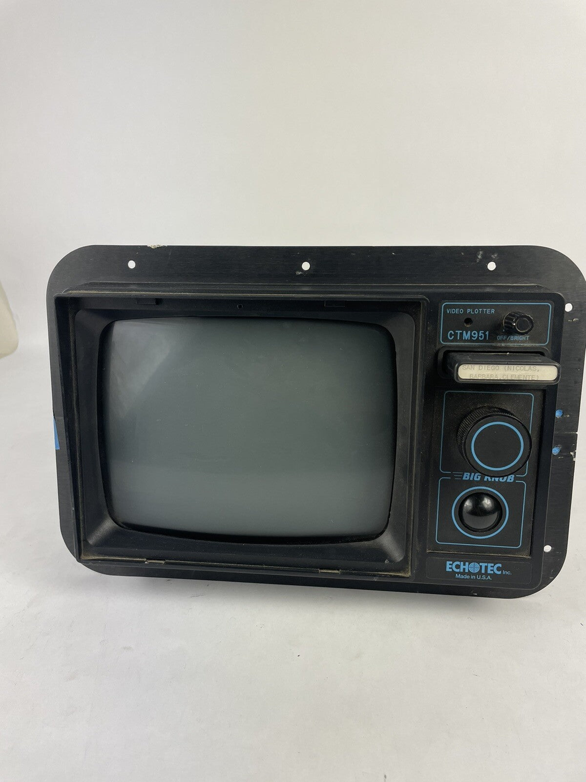 Echotec CTM951 Boat Marine Video Plotter Chartplotter Display