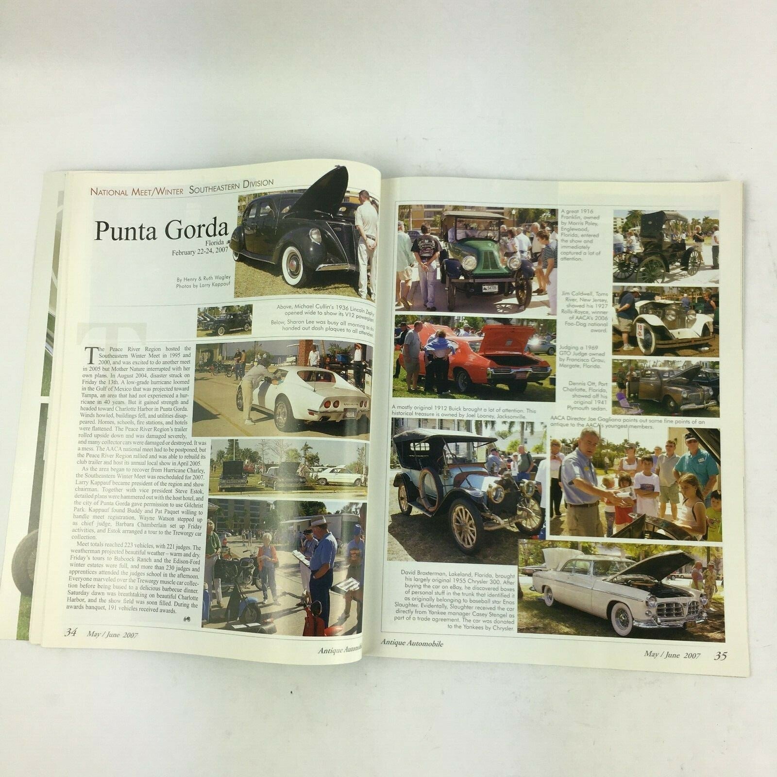 June 2007 Antique Automobile Carriage House Automotive Restorations Punta Gorda