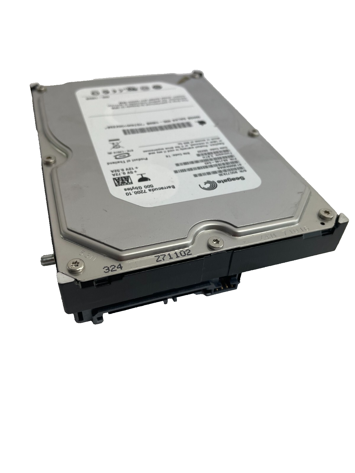 Seagate Model ST3500630AS Barracuda 7200.10 Series 500Gbytes Cache 16MB