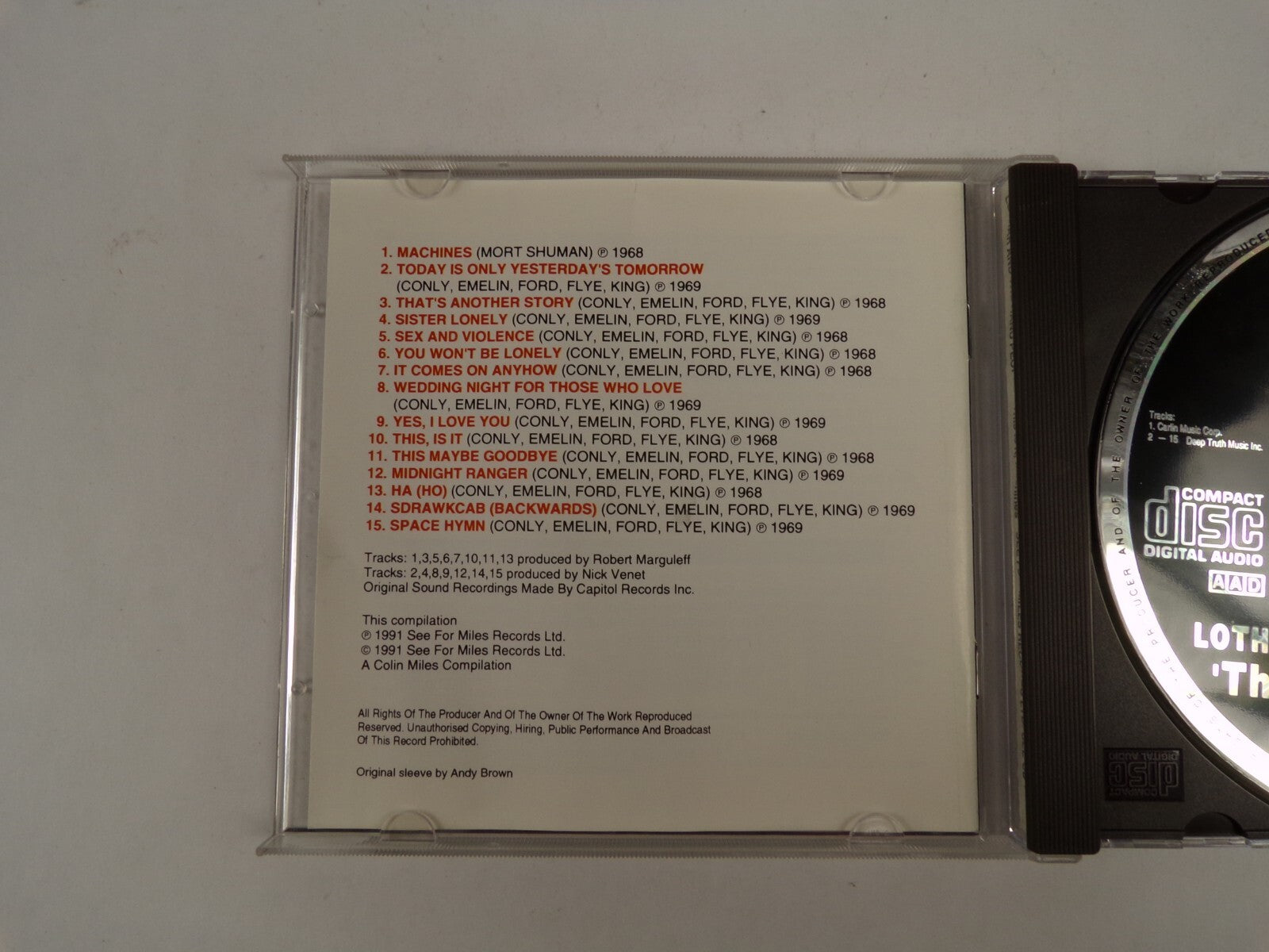 This Is It, Machines Today Is Only Yesterday's Tomorrow This, Is It CD#42