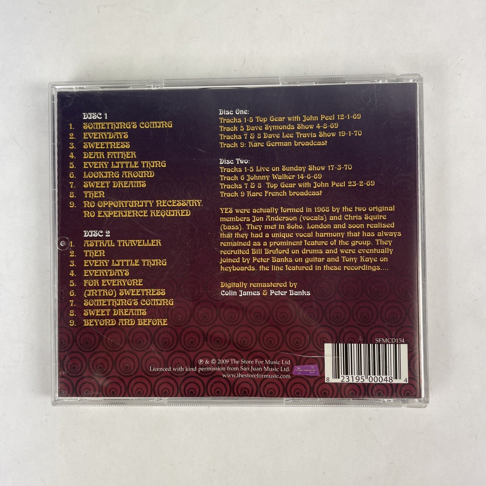 YES - Beyond And Before / The BBC Recordings (1969-1970)  2 CDs  #17