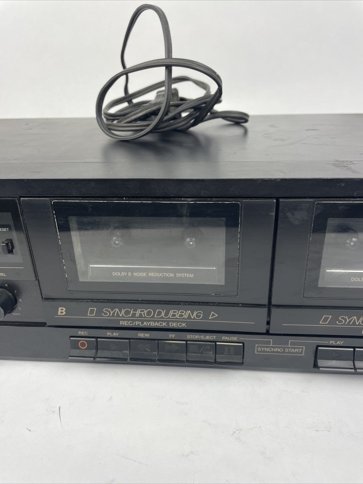 Vintage JVC TD-W103 Stereo Double Cassette Tape Deck for Parts or repair