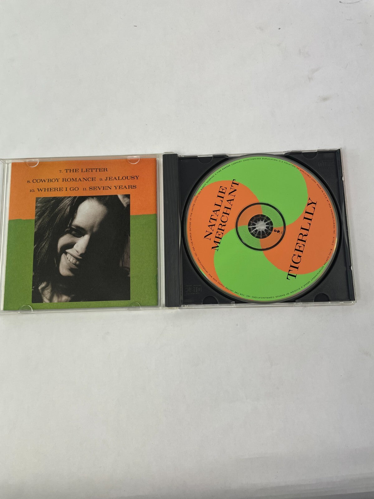 Tigerlily Natalie Merchant The Letter Cowboy Romance Jealousy Whare I Go SeCD#73