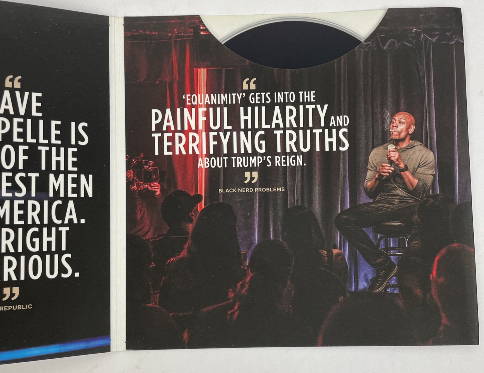 Dave Chappelle: Equanimity (DVD, 2017) Netflix FYC For Your consideration MINT