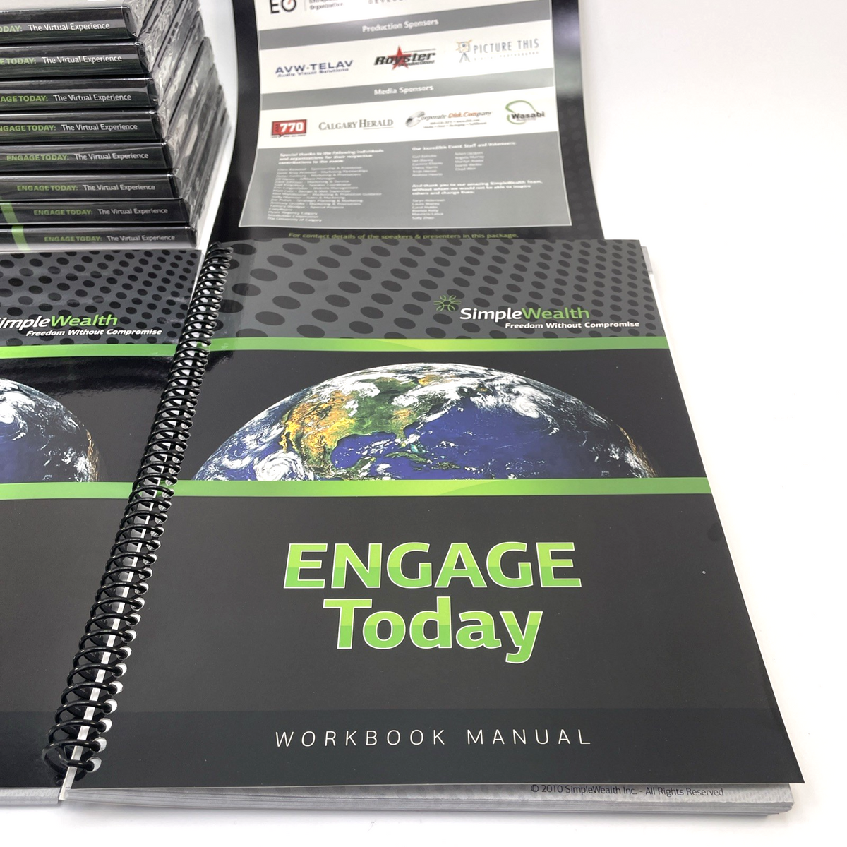 The Virtual Experience Simple Wealth ENGAGE TODAY 8 DVD Full Set Course Pack NEW