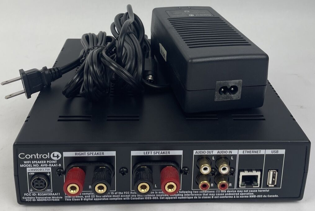 Control4 CONTROL 4 Speaker Point Model AVG-RAA1-B w Power Supply