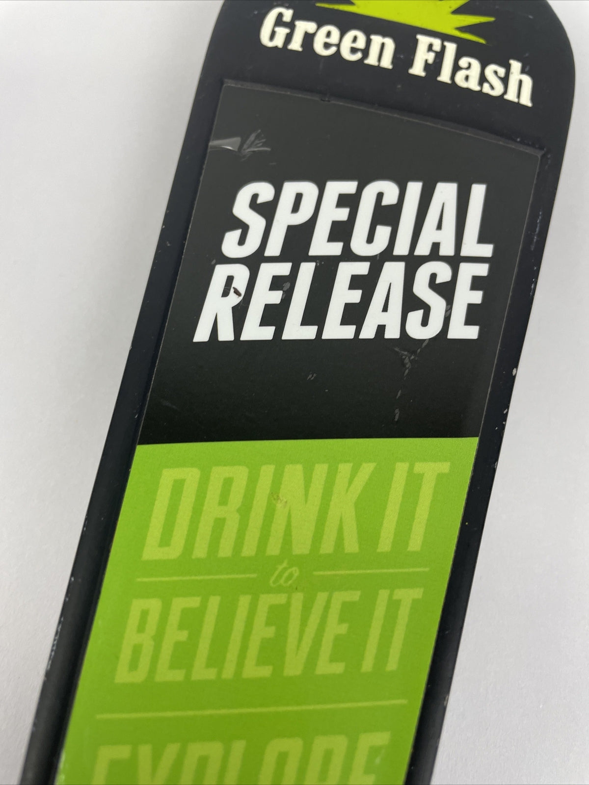 Green Flash Brewery Beer Tap Handle Special Release 30th Street 8.5" Rare