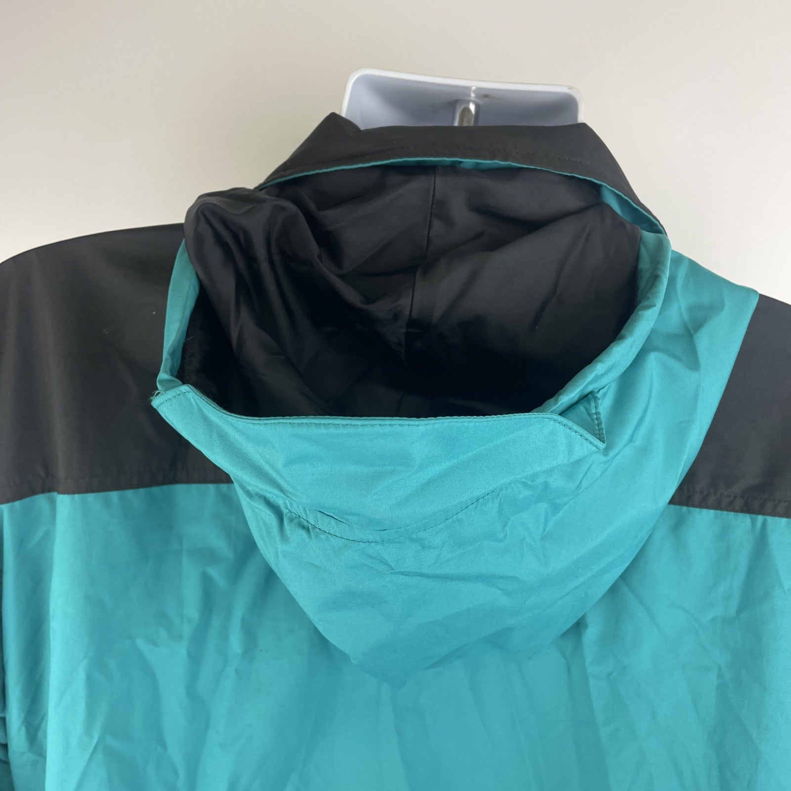 The North Face Hooded Rain Ski Jacket Outer Shell Size Women’s S / P Teal Green