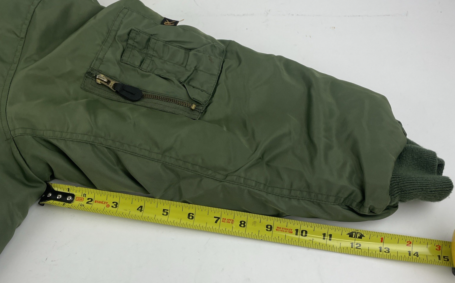 Very Rare Vintage Jacket Flight Bomber MA-1 Alpha Industries Vietnam Size Small