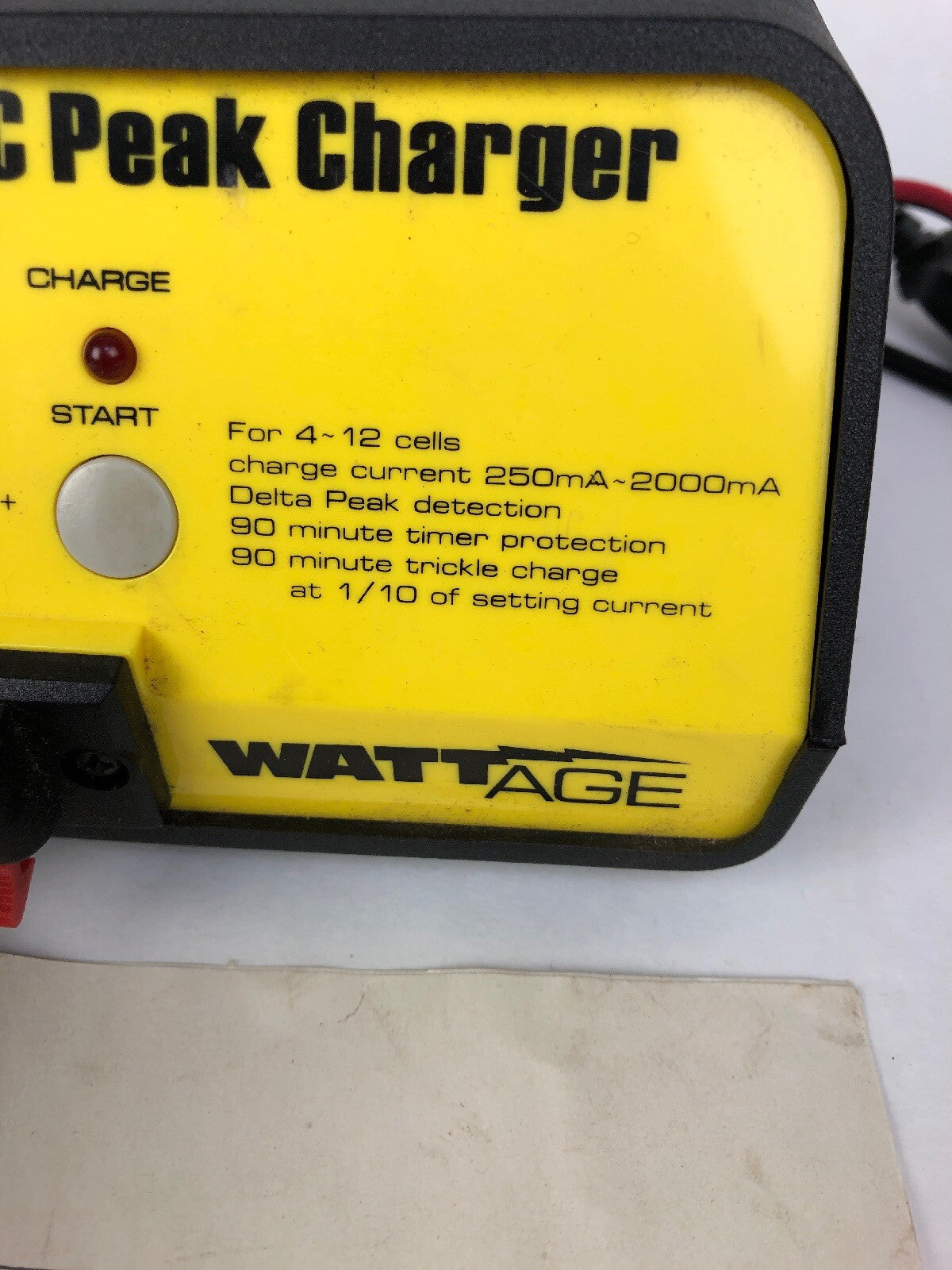 2002 Wattage PF-12 Park Flyer AC/DC Peak Charger 130108 4-12 Cells FSTSHP