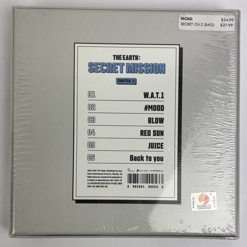 MCND 4th Mini Album [THE EARTH:SECRET MISSION Chapter.2] BAG Ver. CD+P.Book+Card