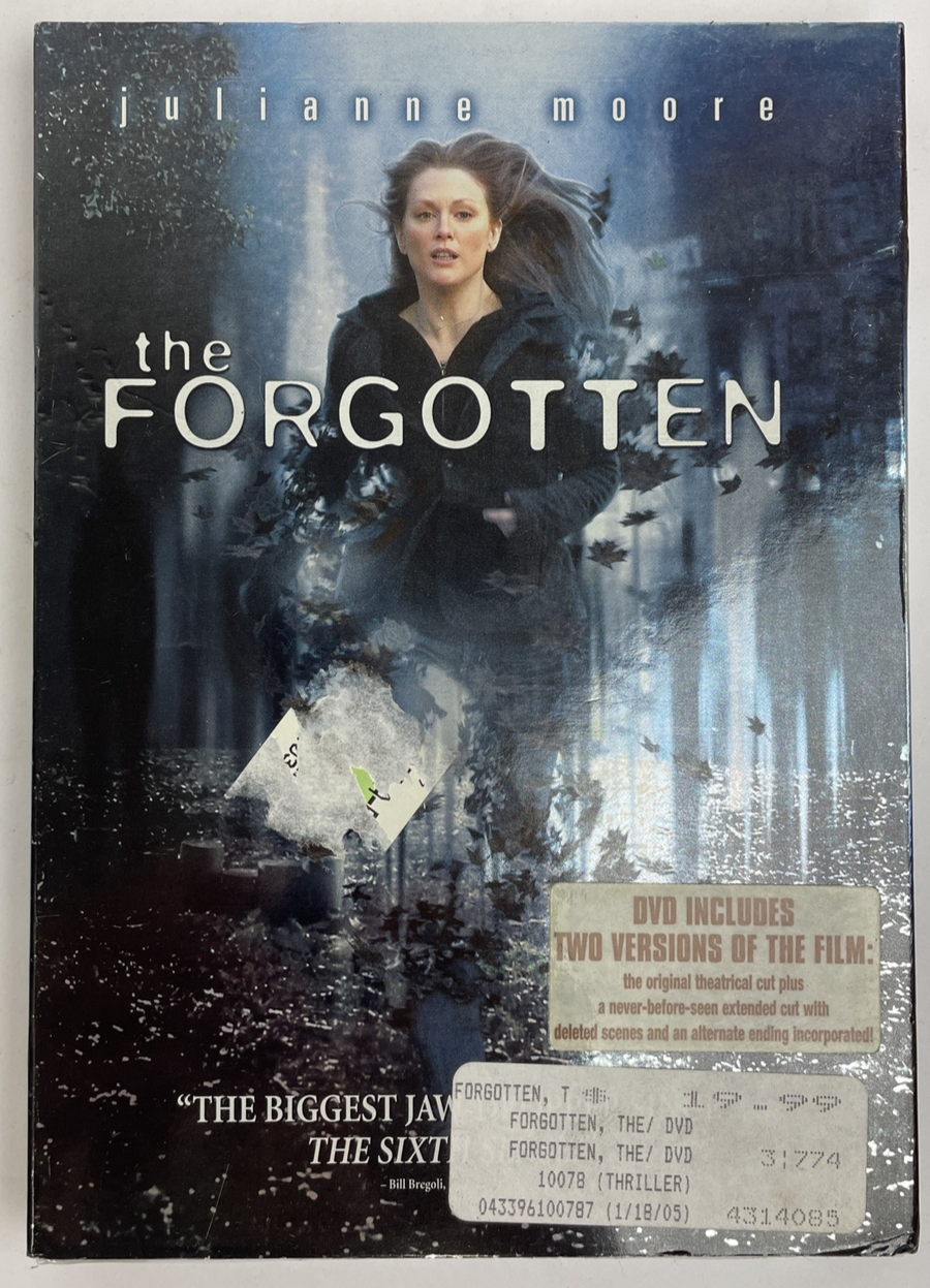 The Forgotten (DVD Video 2004 ) Sealed with Slipcover Widescreen Julianne Moore