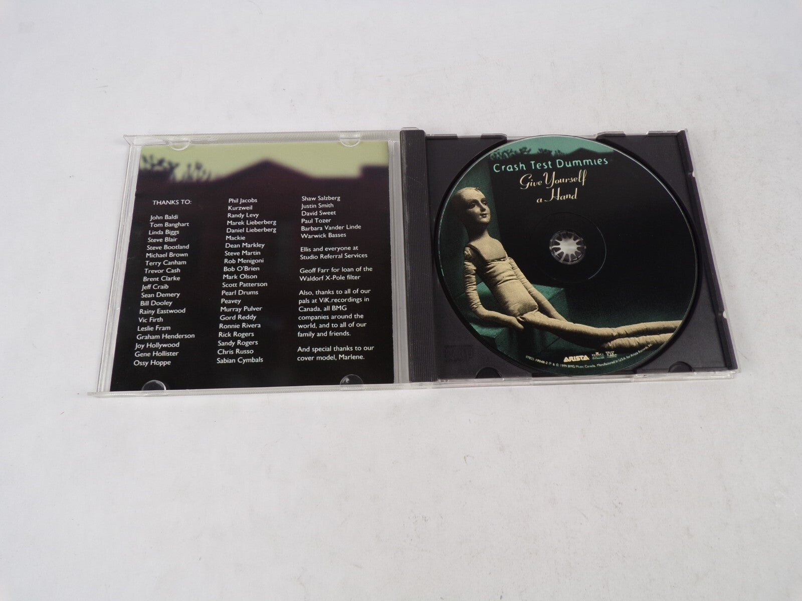 Crash Test Dummies Give Yourself A Hand Keep A Lid On Things A Cigarette CD#31