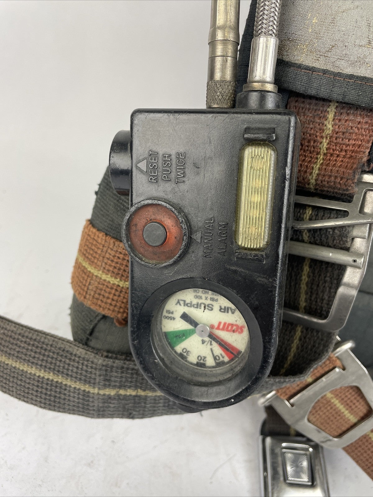 SCOTT SAFETY 4.5 4500 SCBA Air Pack Harness EZ-Flow Air Pak Plus with Sensor   d