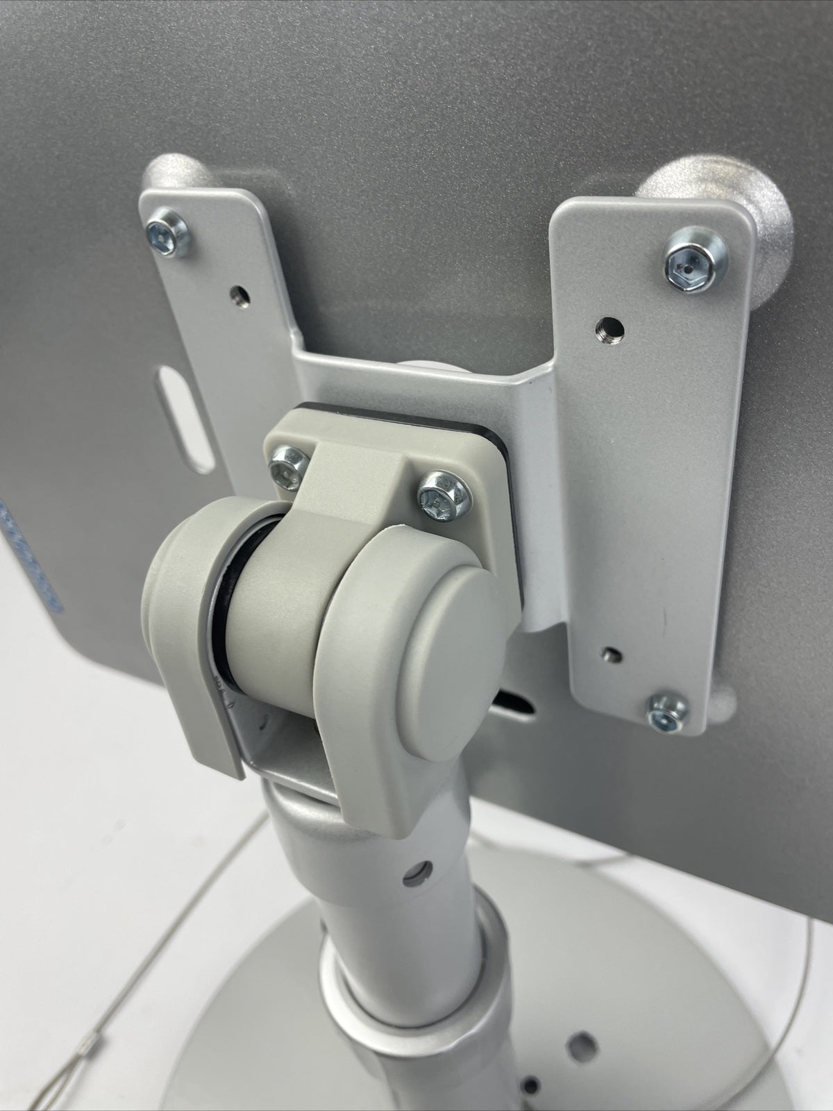 Lot of 3 x Silver DISPLAYS2GO ANTI-THEFT IPAD PRO DESK STAND w Mounting Hardware