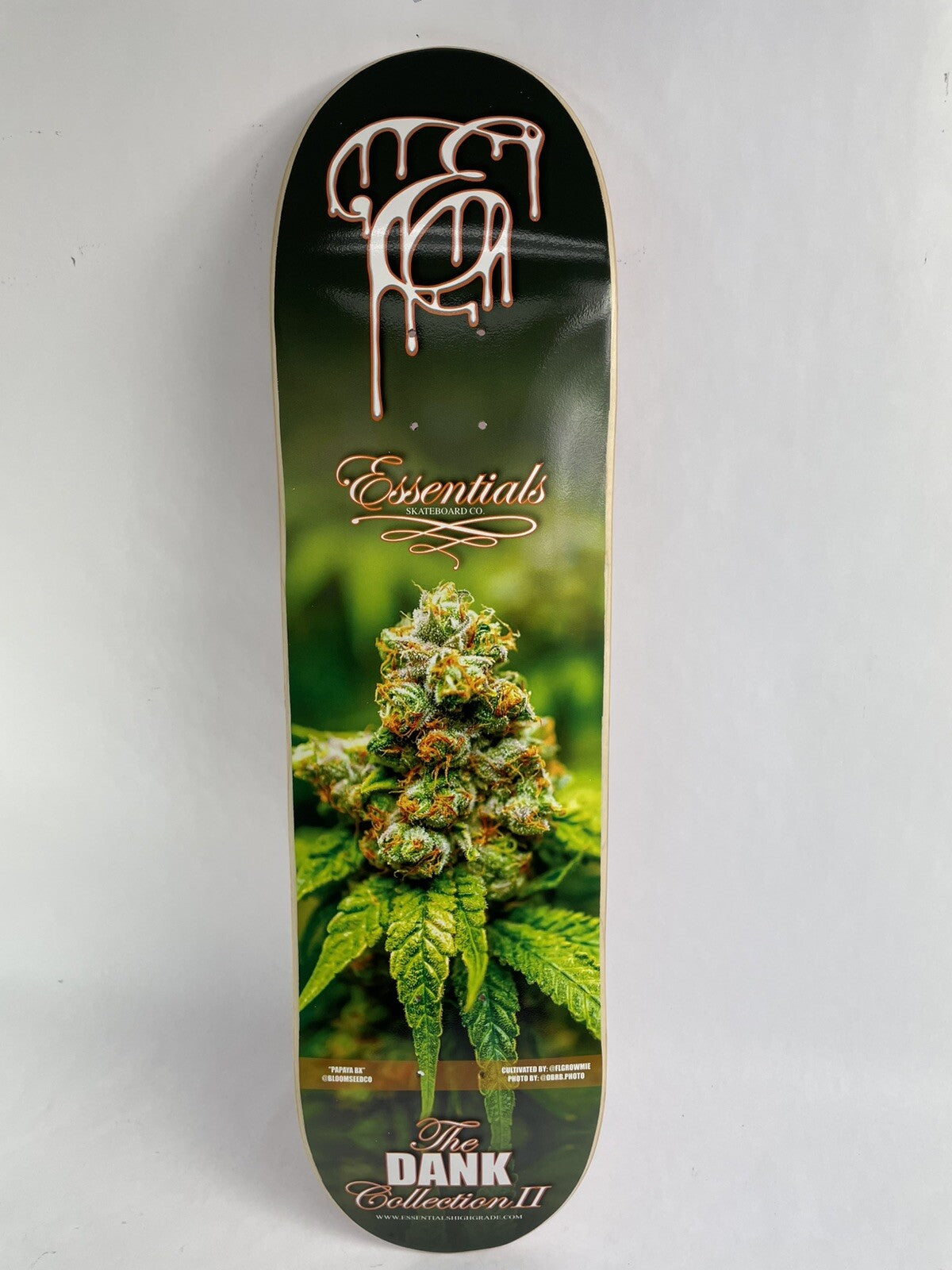 Papaya BX Cannabis week skateboards Hard rock maple 8.125" with grip