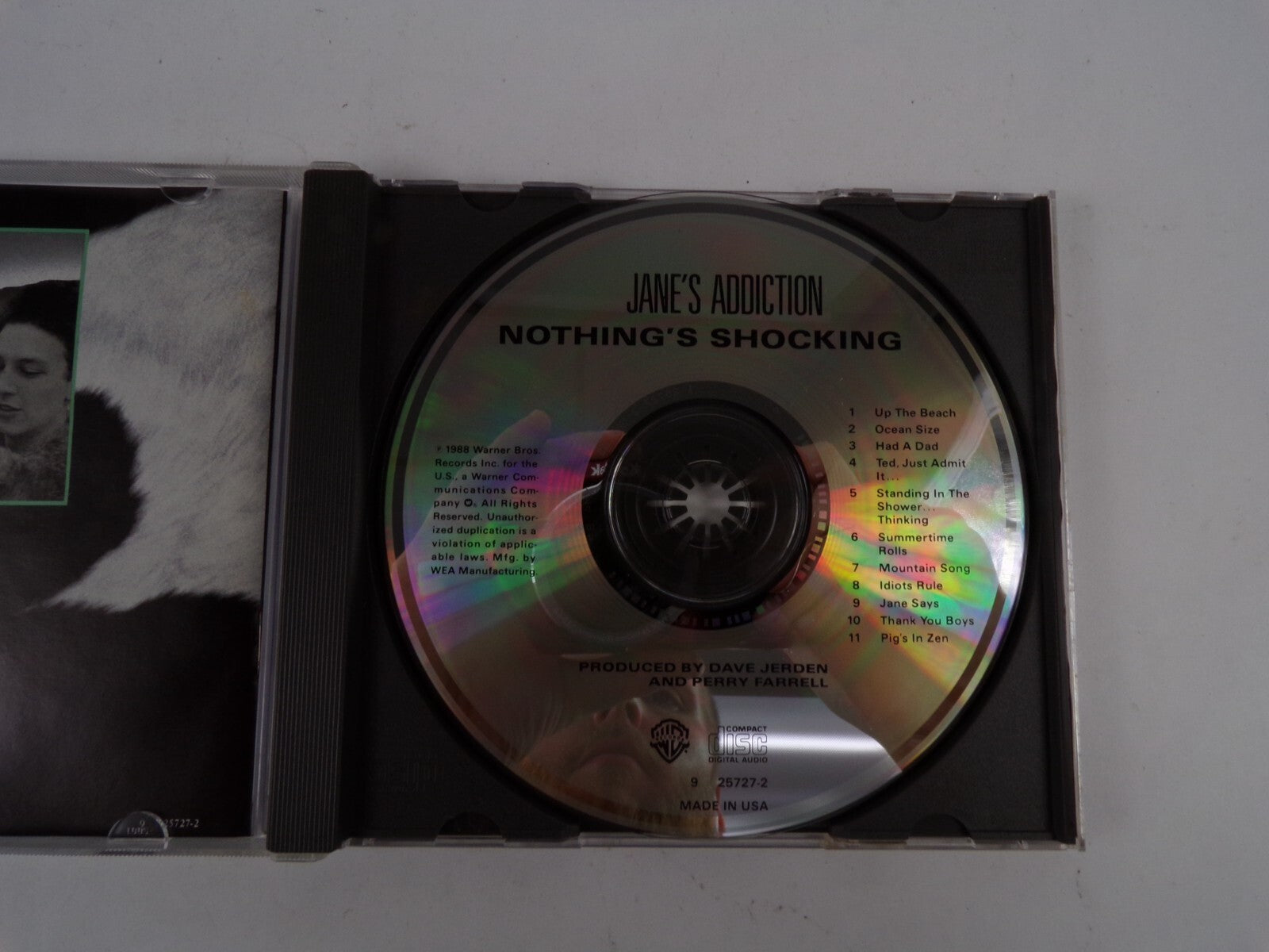 Jane's Addiction Nothing's Shocking  Up The Beach Summertime Rolls CD#39