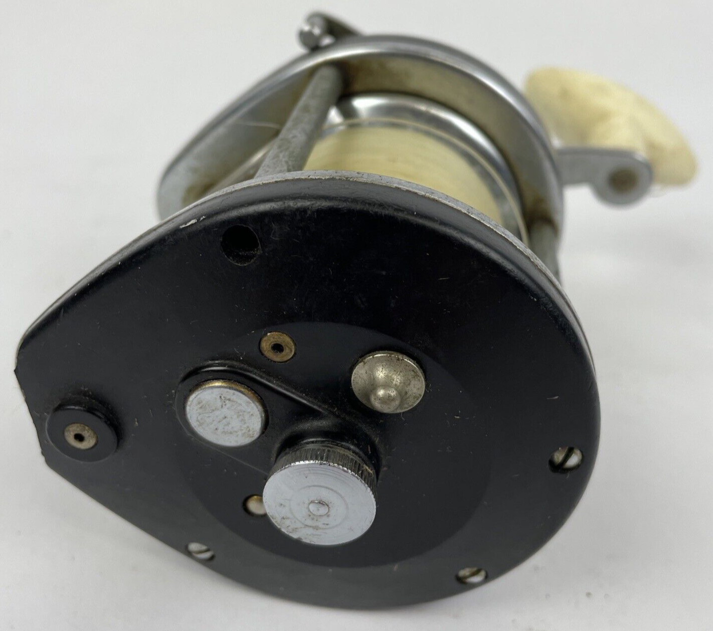 Vintage True Temper Ocean City 923C Fishing Reel Clicker Drag Level wind Working