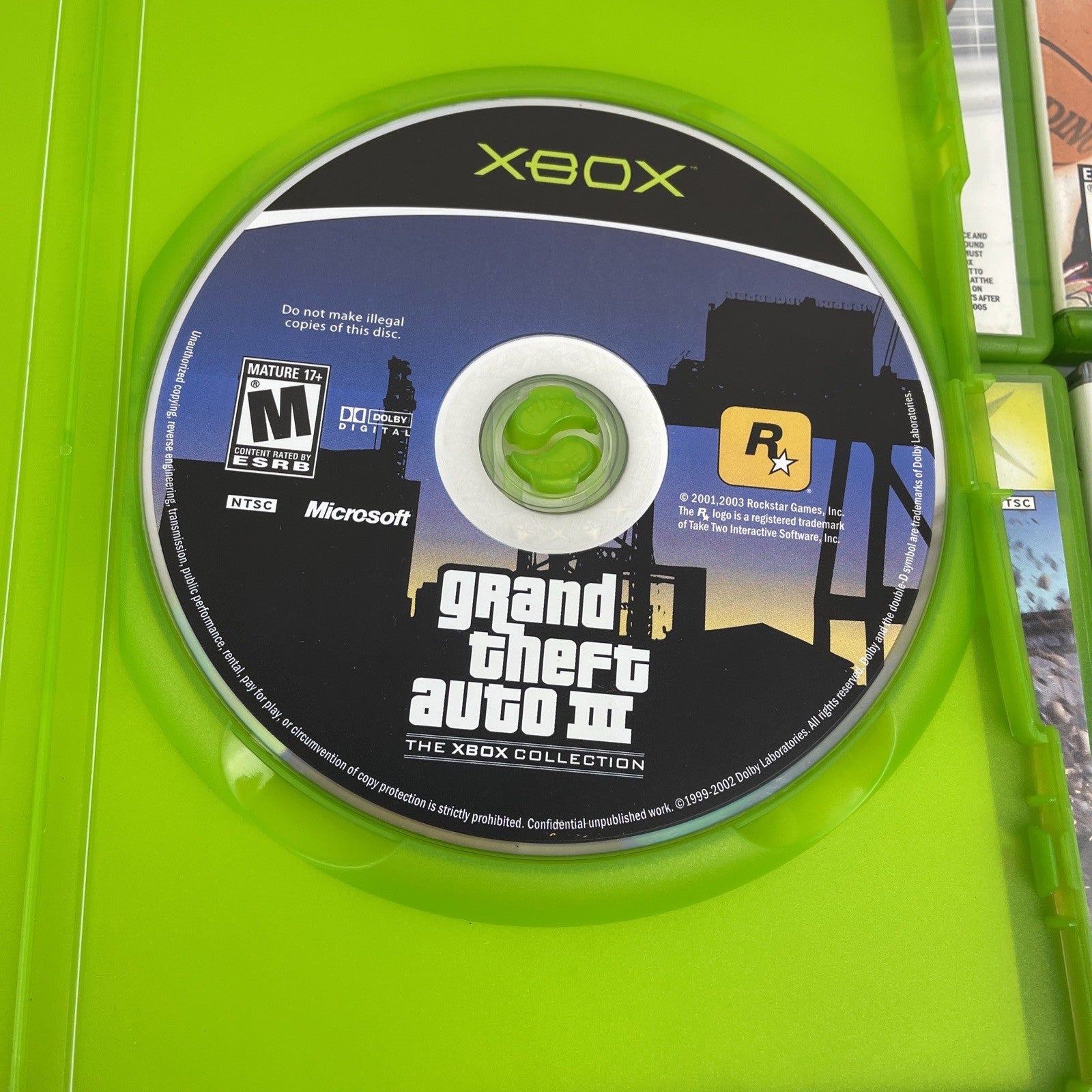 X Box One Games Lot (8) NBA NCAA Football FABLE GTA III Transworld Surf Starsky