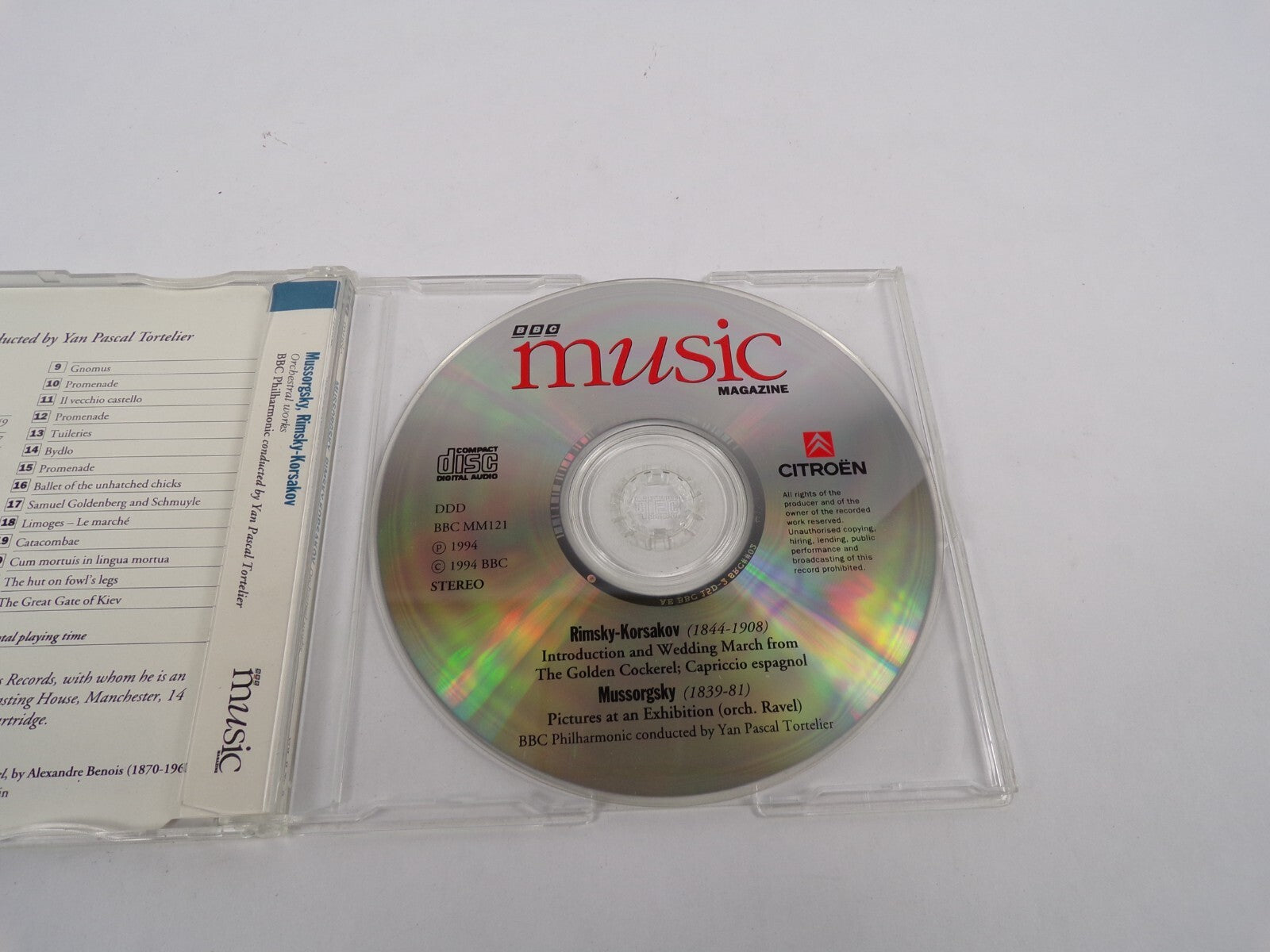 Rimsky-Korsakov Mussorgsky Pictures At An Exhibition BBC Philharmonic ConduCD#28