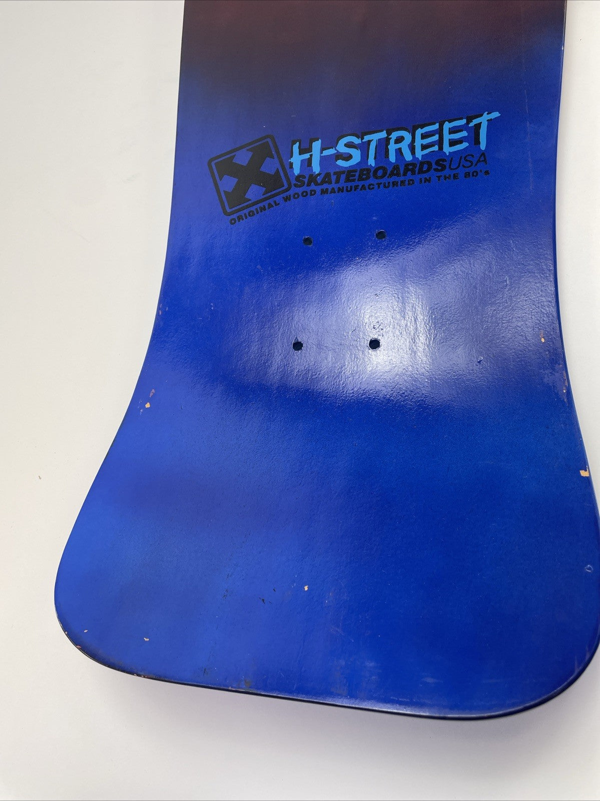 Tony Magnusson H Street Kid And Cross Reissue 1980s Wood Hell Concave Blue Red
