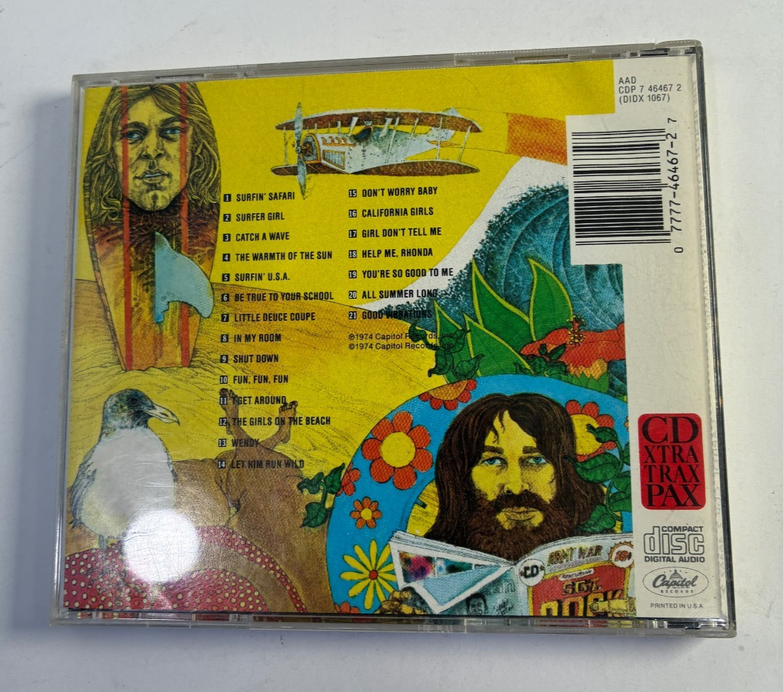 Endless Summer The Beach Boys Capitol Records CD 1987