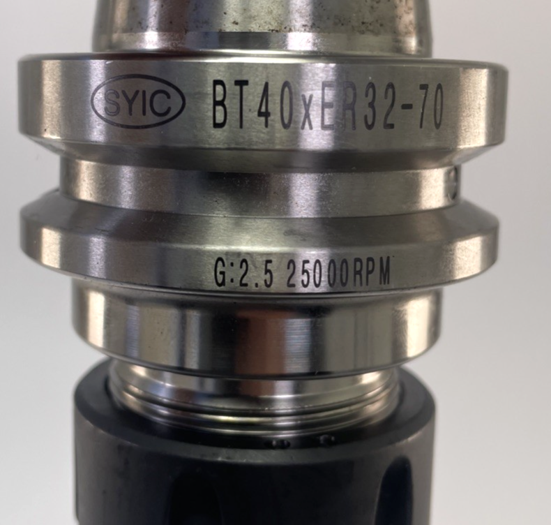 Techniks BT40 ER32 Collet Chuck Tool Holder SYIC-16177 70mm w MARITOOL Pull Stud