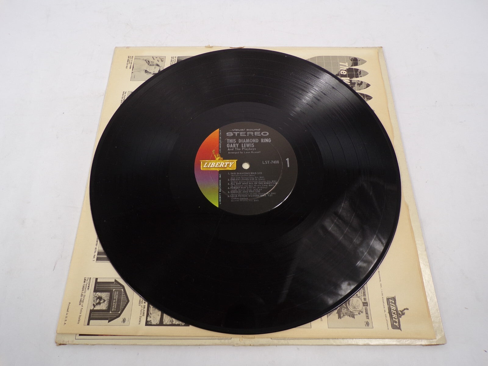 The Diamond Ring Gary Lewis and The Playboys by Leon Russell Vinyl Record