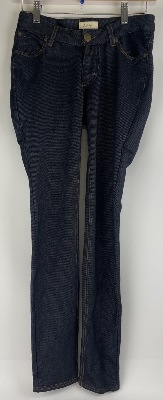 2 x Lebijou Los Angeles Designer Low Rise Skinny Soft Denim Jeans Sz Small VGC
